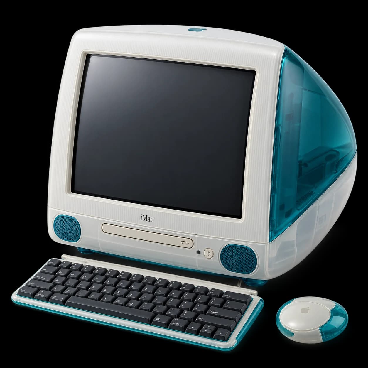 Apple iMac G3 — AI-generated illustration