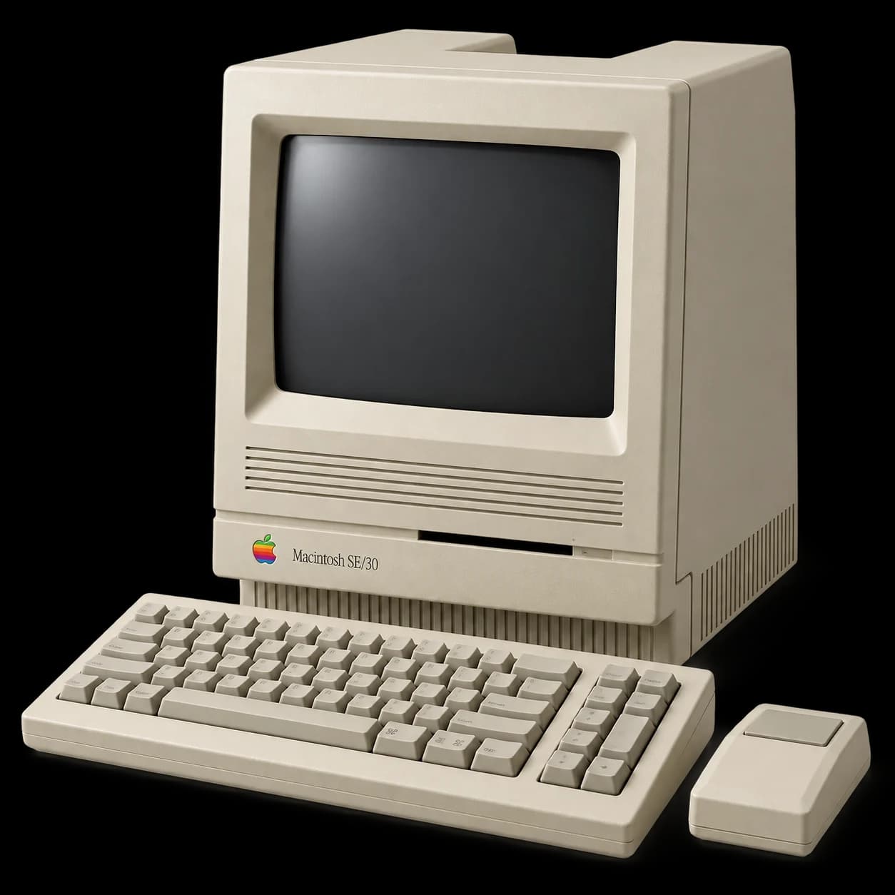 Apple Macintosh SE/30 — AI-generated illustration
