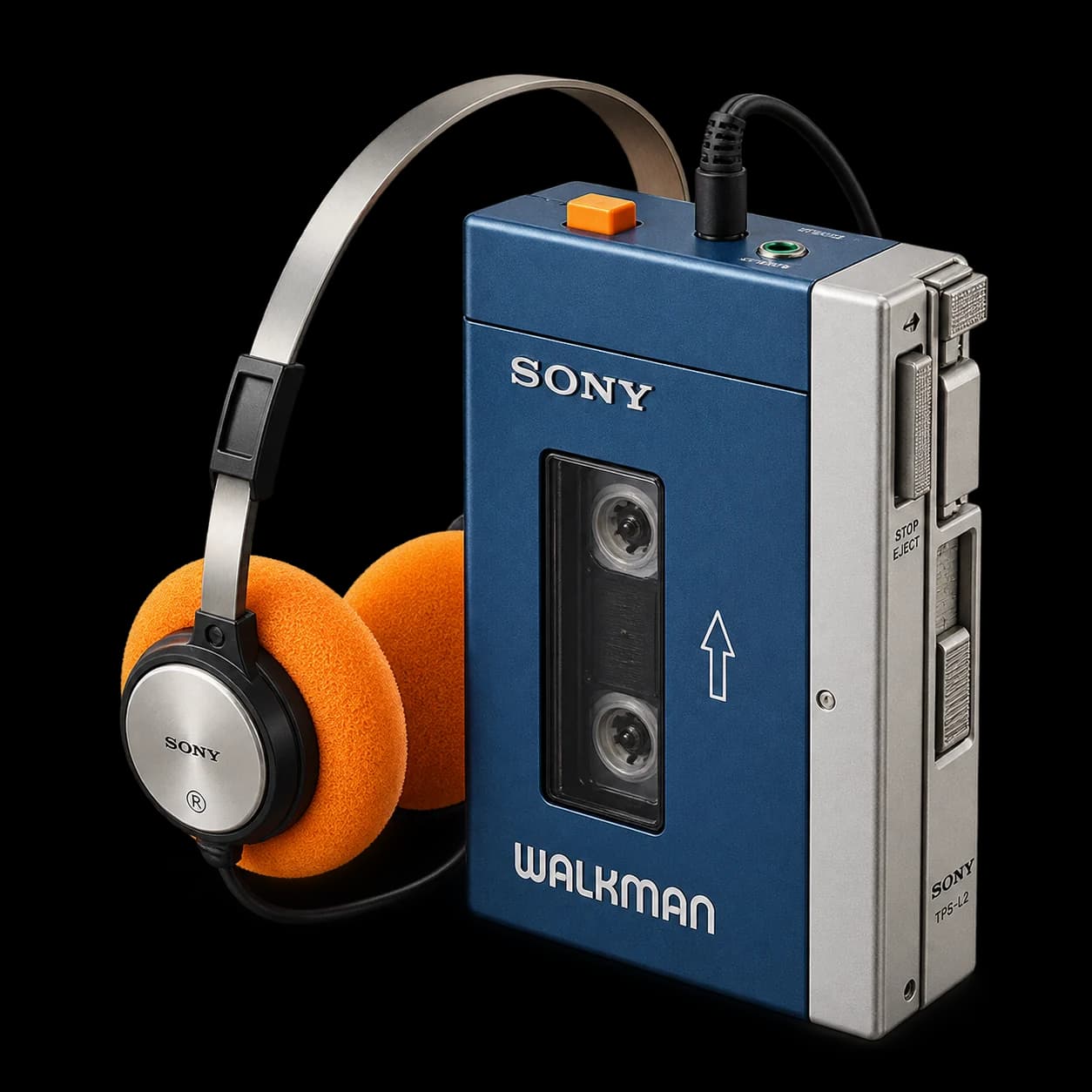 Sony Walkman — AI-generated illustration